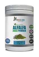 Lower Cholesterol Supplements - Alfalfa Juice Organic Powder - Alfalfa Vitamins - 1 Can 8 OZ (50 Servings)