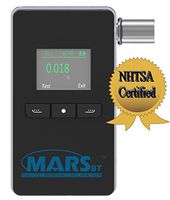 Mars BT Portable Alcohol Breath Tester w/Bluetooth- Professional Grade- Accurately Measures Breath Alcohol Content - Personal Breath Alcohol Tester Displays Accurate BAC Results in Seconds