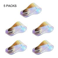 Cord Keeper Cable Wrap Winder 5 Packs Earbuds Headphone Holder Box Tangle-free Power Cord Shortener Organizer Cable Reel Storage Case Turtle Shell Lightening Cable Manage Case (radium)