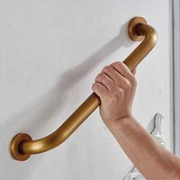 SYDDP Bathroom Armrests, Vintage Brass Shower Armrests, Suitable for Elderly/Pregnant/Children/Disabled Safety and Auxiliary Rails, Length 30cm/35cm/40cm/45cm/50cm Optional Bath Grab Bar