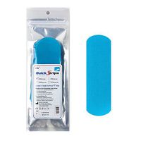 Nasara QuickStrips Precut Kinesiology Tape Strips - 6" I Pattern - 15 Pack: Light Blue