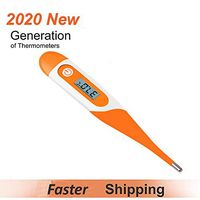Digital Thermometer, Body Temperature by Oral, Rectal & Underarm-Professional LCD BasalThermometer Rapidly Tests Fever for Baby, Child,Adult