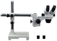 OMAX 5X-80X Zoom Single Bar Boom Stand Stereo Microscope