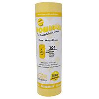 Wowables Reusable & Biodegradable Paper Towel - Yellow | 12 Sheets of Reusable and Washable Paper Towels | Replaces up to 13,260 Disposable Paper Towel Sheets | Dishwasher and Machine Washable