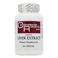 Liver Extract (Lyophilized 550mg) 90 Capsules - 3 Pack - Ecological Formulas/Cardiovascular Research