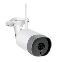 Outdoor Security Camera, 1080P Wi-Fi Surveillance Camera with IP66 Waterproof Metal housing, 50ft Night Vision, Motion Detection, Compatible with Alexa, 30 Days Cloud Trial, 128GB Local Storage