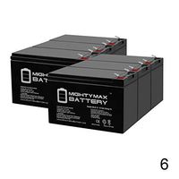 Mighty Max Battery ML8-12 - 12V 8AH Replacement for APC Back-UPS ES 750 UPS Battery - 6 Pack Brand Product