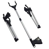 HEALIFTY Foldable Trash Picker Hand Grabber Tool Grabber Pick up Gripper Grabber Reacher Tool for The Elderly (Black)