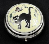 Pill Box in a Cat Design