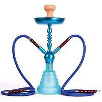 Hookah - Two Hookahs - Men's Filter - Creative Washable Filter - Portable Smoking Kit Multi-Color Option Hookah (Color : A)