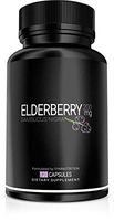 Elderberry 200mg — 120 Count (V-Capsules) / 120 Servings: Manufactured in a cGMP-Registered Facility in USA; Non-GMO, Vegan & Gluten Free