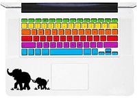 Elephant Mom and Baby Decorative Laptop Skin Decal