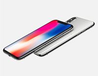 Apple iPhone X, Fully Unlocked, 64GB - Silver (Renewed)