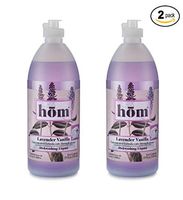 Hom Dishwashing Liquid Dish Soap, Concentrated Extra Cleaning Power, Lavender Vanilla, 25 Oz- 2-pk