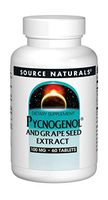 Source Naturals Pycnogenol & Grape Seed Extract 100 mg Dietary Supplement - 60 Tablets