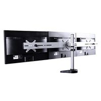 FLEXIMOUNTS M15 Triple LCD Arm Desk Monitor Mount for 10''-24'' Samsung/Dell/Asus/Acer/HP/AOC LCD Computer Monitor (Triple Monitor Stand)