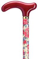 Women's Fritz Handle Cane Color: Red