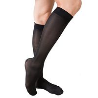 KoolFree Far Infrared Medical Compression Socks, Knee High, 18-22mmHg(L, black)