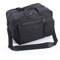 A.Saks Ballistic Nylon Expandable 10 Pocket w/Laptop Compartment (Black)