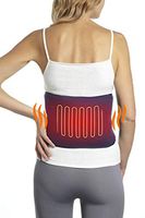 Happy Heat Electric Back Support Belt, Heated Water Bottle, Rechargeable Heating Wrap for Back Pain, Portable Heating Pad for Lower Back - Blue