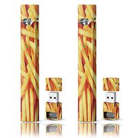 Juul Skin Wrap Vinyl Sticker Decal | JUUL Charger Skin & Prep Pad - French Fries
