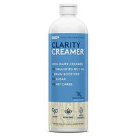 Clarity Creamer - Keto Nootropic MCT Oil - Non-GMO Creamer to Boost Energy, Enhance Focus & Improve Memory | Cognitive Enhancement with Lions Mane Mushroom & Bacopa