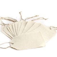 Factory Direct Craft Natural Canvas Tags | 36 Pieces