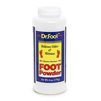 Foot Odor Relieves Wetness Powder Moisture Absorbent Cools Comfort Feet 6 oz