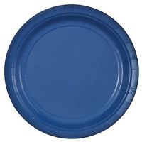 Party Dimensions 72272 24 Count Paper Plate, 7-Inch, Blue