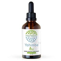 Yohimbe B120 Alcohol-Free Herbal Extract Tincture, Super-Concentrated Organic Yohimbe (Pausinystalia yohimbe) 4 fl oz
