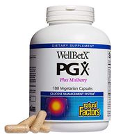 PGX by Natural Factors, WellBetX Plus Mulberry, 180 Vegetarian Capsules (45 servings)