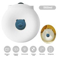 Blusea Hot Water Bag, Silicone Hot and Cold Dual-use Mini Portable 560ml Hot-Water Bottle
