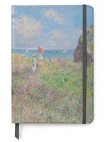 Claude Monet Art UV Printed on PU Leather A5 Bullet Dotted Journal Notebook