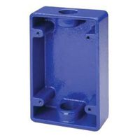 SECURITY DOOR CONTROLS 491BB BLUE SURFACE MOUNT BOX FOR 491