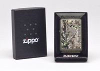 Zippo Matte Realtree APG Lighter (Green, 5 1/2x 3 1/2-Cm)