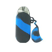 Rayley Silicone Case Skin Cover Sleeve Wrap Shield for Vaporesso Renova Zero (Black Blue)