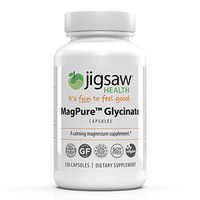 MagPure Glycinate - Jigsaw Health - Premium Magnesium Glycinate Capsules - 120 ct