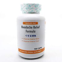 Headache Relief Formula Dietary Supplement 500mg 100 Capsules (Chuan Xiong Cha Tiao San) C01 100% Natural Herbs