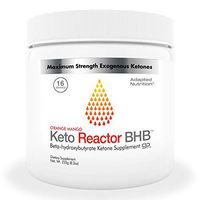 Keto Reactor Exogenous Ketone Powder | 11.4g Patented Go BHB Salts Supplement | Ketogenic Beta-Hydroxybutyrate | Instant Ketosis, Energy & Focus | No Maltodextrin | by Hi-Lyte | Orange Mango