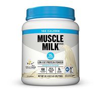 Muscle Milk 100 Calorie Protein Powder, Vanilla Crème, 15g Protein, 1.65 Pound