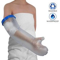 ADDOT Waterproof Arm Cast Cover for Shower, Bathing, and Swimming. Adult Reusable Arm Cast Protector. Keeps All Plasters, Bandages, Casts, and Wraps Dry. FDA Certified…(Arm1)