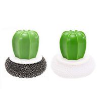 BABINANA Steel Wire Ball Kitchen Brush Pot Dish Bowl Pot Brush Household Cleaning Tools 2pcs