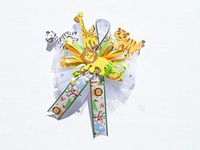 Fun Safari Zebra Jungle Book Baby Shower Birthday Corsage for Mom Baby Shower Corsage