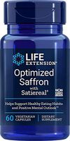 Life Extension - Optimized Saffron with Satiereal - 60 Vcaps (Pack of 3)