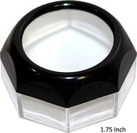 HAWK 2" Diameter Dome Magnifier, With 6 X Power, Ovreall 2" x 1.25" With Clear Side Panels - MG9350