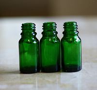 10 ML Amber Glass Bottle for Smiley Daisy Gardenia Nebulizing Essential Oil Diffuser (Bottle Pack of 3)