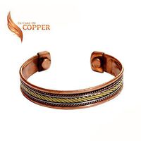 Copper Therapy Elegant Stunning Copper Magnetic Bracelet Copper Bangle for Arthritis Magnetic Bracelet Therapy