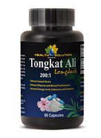 Tongkat Ali Bulk - Tongkat Ali 200:1 Premium Extract - Testosterone booster organic (1 Bottle - 60 Capsules)