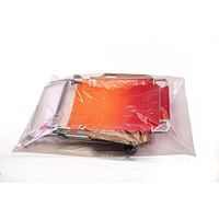 10" x 18" x 1.5 mil Clear Plastic Layflat Bags (Case of 1,000)