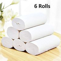 Toilet Paper Bulk 6 Rolls Unbleached Safe 3-Ply Home Kitchen Environmental Friendly Toilet Tissue Hand Towels for Daily Use